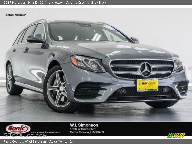 Selenite Grey Metallic / Black 2017 Mercedes-Benz E 400 4Matic Wagon