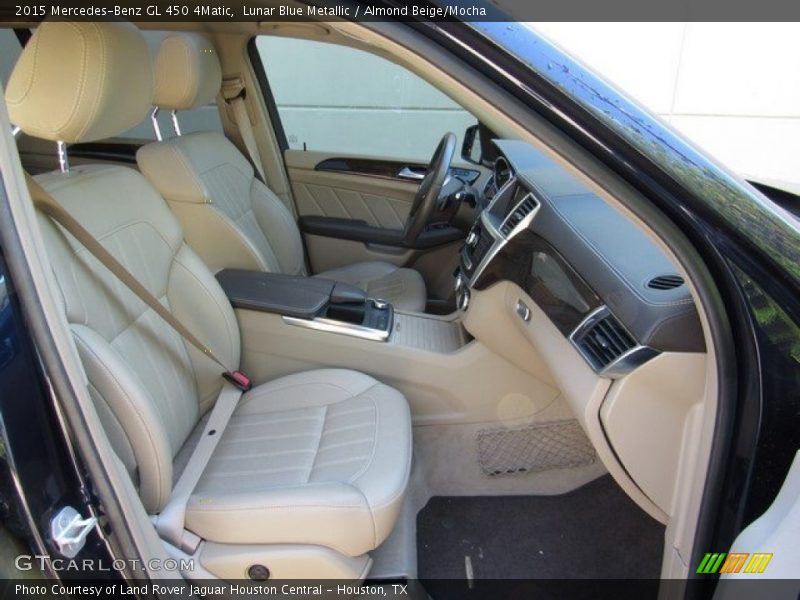 Lunar Blue Metallic / Almond Beige/Mocha 2015 Mercedes-Benz GL 450 4Matic