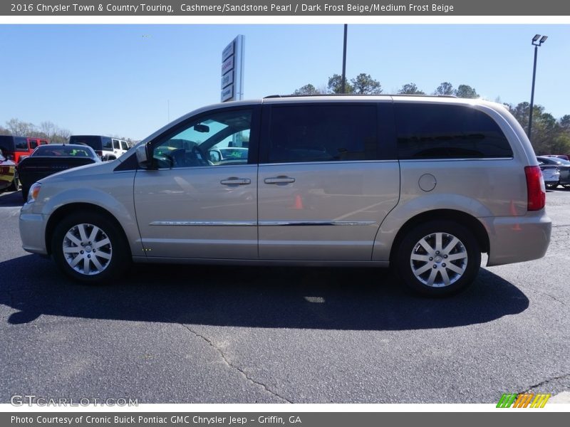 Cashmere/Sandstone Pearl / Dark Frost Beige/Medium Frost Beige 2016 Chrysler Town & Country Touring