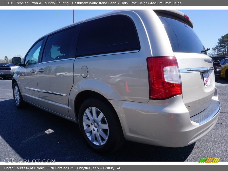 Cashmere/Sandstone Pearl / Dark Frost Beige/Medium Frost Beige 2016 Chrysler Town & Country Touring