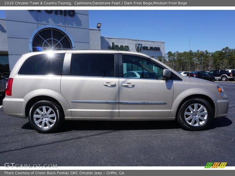 Cashmere/Sandstone Pearl / Dark Frost Beige/Medium Frost Beige 2016 Chrysler Town & Country Touring