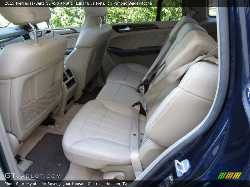Lunar Blue Metallic / Almond Beige/Mocha 2015 Mercedes-Benz GL 450 4Matic