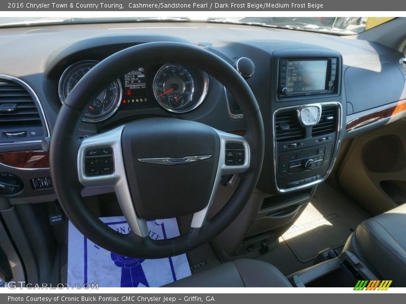 Cashmere/Sandstone Pearl / Dark Frost Beige/Medium Frost Beige 2016 Chrysler Town & Country Touring