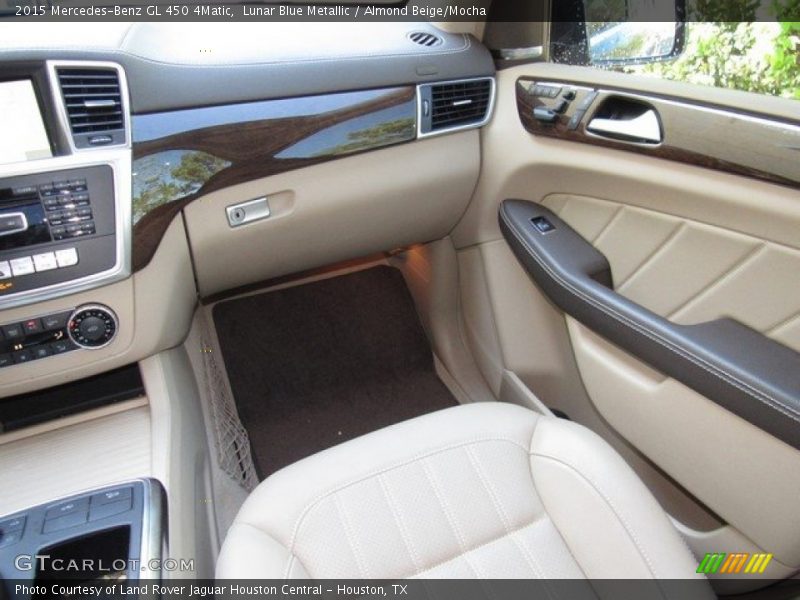 Lunar Blue Metallic / Almond Beige/Mocha 2015 Mercedes-Benz GL 450 4Matic