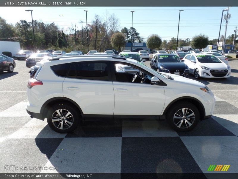 Blizzard Pearl / Black 2016 Toyota RAV4 XLE