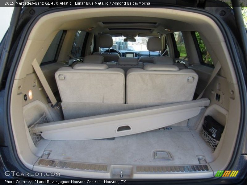 Lunar Blue Metallic / Almond Beige/Mocha 2015 Mercedes-Benz GL 450 4Matic