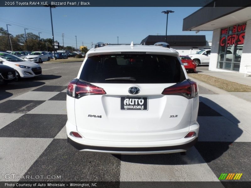 Blizzard Pearl / Black 2016 Toyota RAV4 XLE