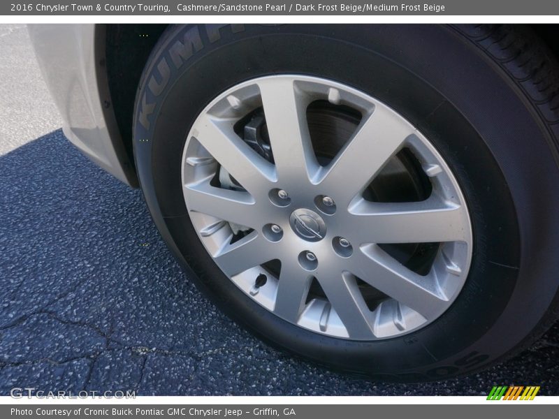 Cashmere/Sandstone Pearl / Dark Frost Beige/Medium Frost Beige 2016 Chrysler Town & Country Touring