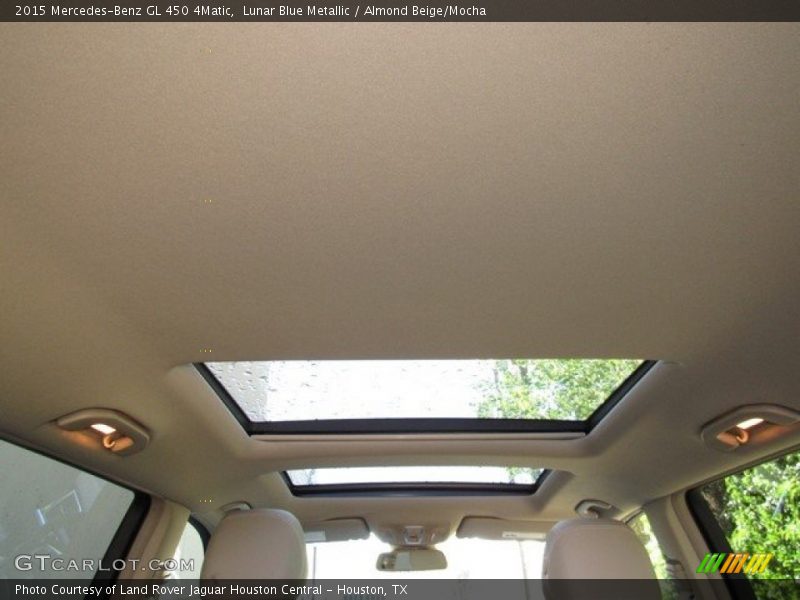 Lunar Blue Metallic / Almond Beige/Mocha 2015 Mercedes-Benz GL 450 4Matic