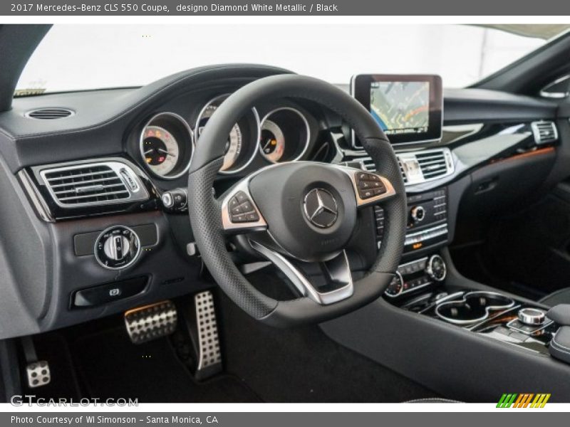 designo Diamond White Metallic / Black 2017 Mercedes-Benz CLS 550 Coupe