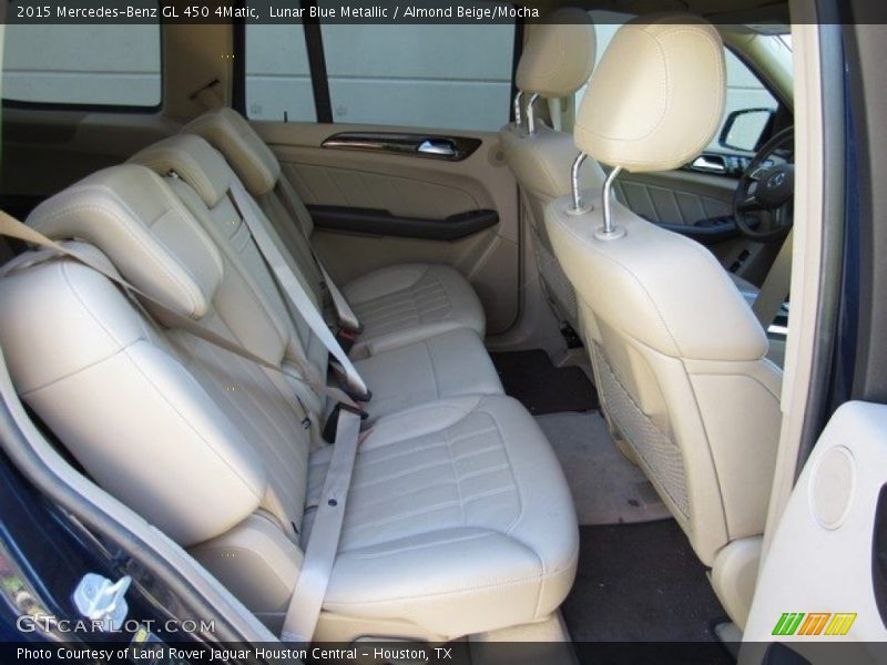 Lunar Blue Metallic / Almond Beige/Mocha 2015 Mercedes-Benz GL 450 4Matic