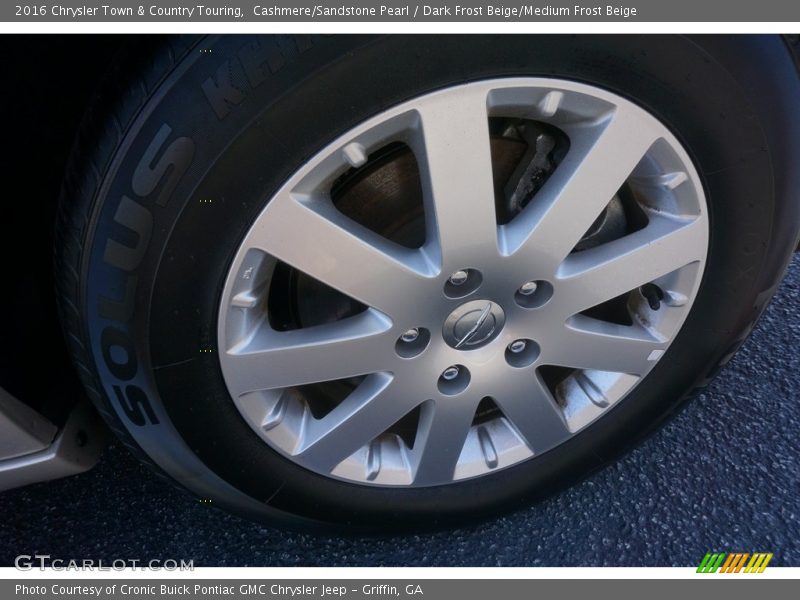 Cashmere/Sandstone Pearl / Dark Frost Beige/Medium Frost Beige 2016 Chrysler Town & Country Touring