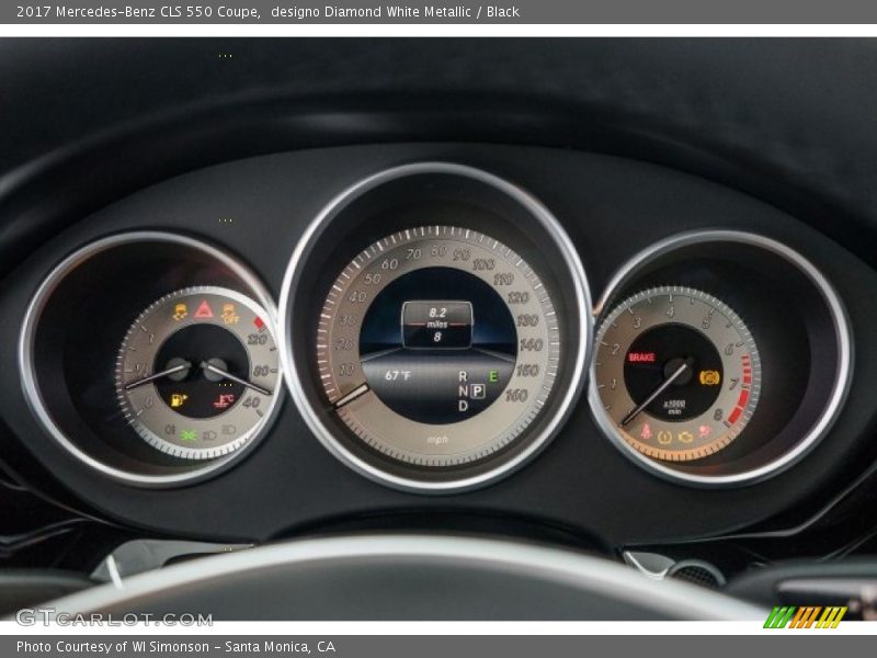  2017 CLS 550 Coupe 550 Coupe Gauges