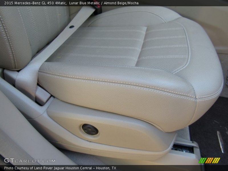 Lunar Blue Metallic / Almond Beige/Mocha 2015 Mercedes-Benz GL 450 4Matic