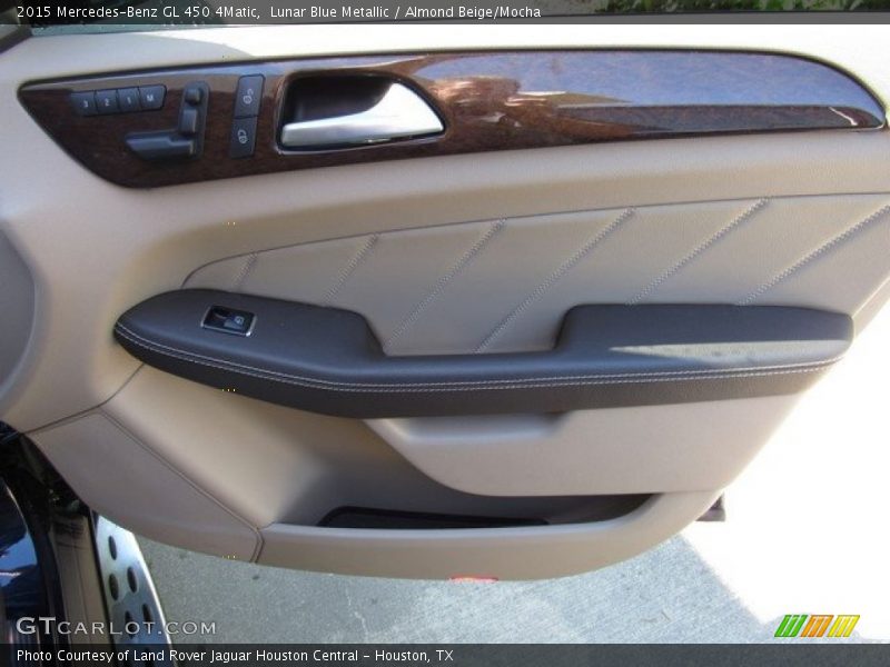 Lunar Blue Metallic / Almond Beige/Mocha 2015 Mercedes-Benz GL 450 4Matic