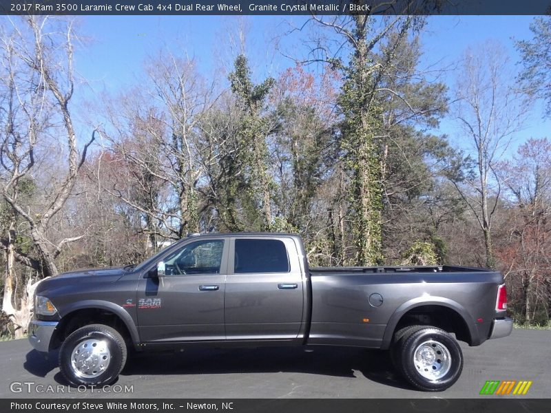  2017 3500 Laramie Crew Cab 4x4 Dual Rear Wheel Granite Crystal Metallic