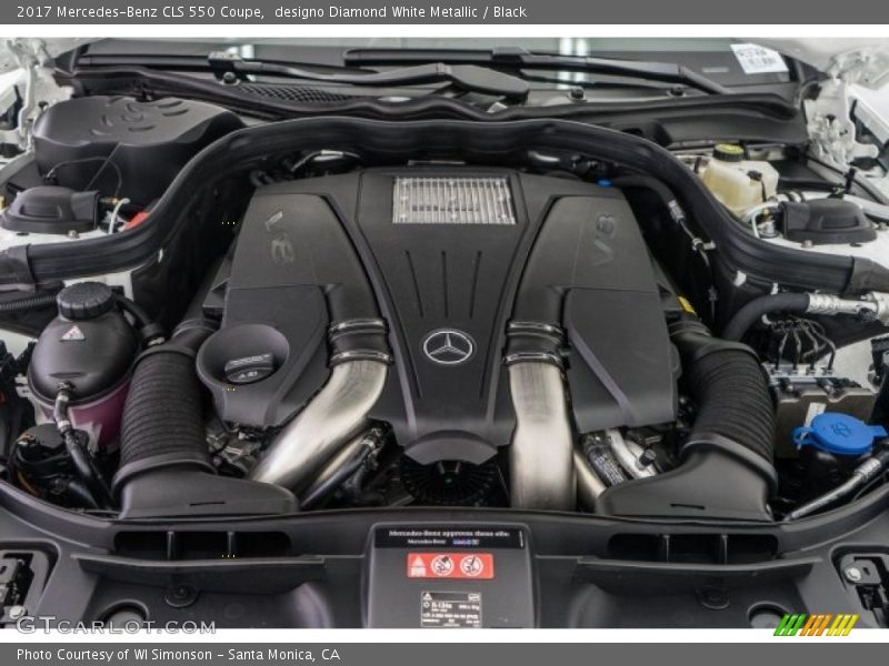  2017 CLS 550 Coupe Engine - 4.7 Liter DI biturbo DOHC 32-Valve VVT V8