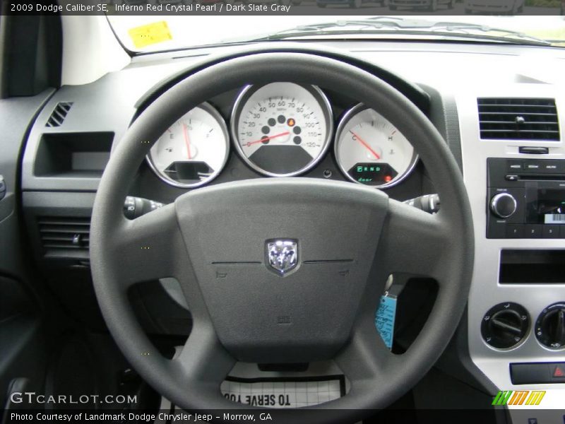 Inferno Red Crystal Pearl / Dark Slate Gray 2009 Dodge Caliber SE