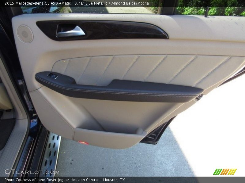 Lunar Blue Metallic / Almond Beige/Mocha 2015 Mercedes-Benz GL 450 4Matic