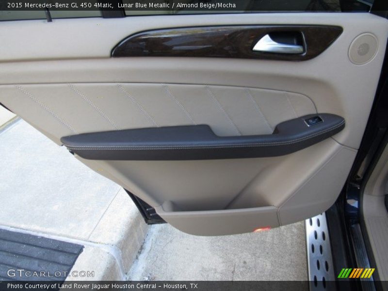 Lunar Blue Metallic / Almond Beige/Mocha 2015 Mercedes-Benz GL 450 4Matic