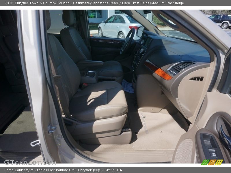 Cashmere/Sandstone Pearl / Dark Frost Beige/Medium Frost Beige 2016 Chrysler Town & Country Touring