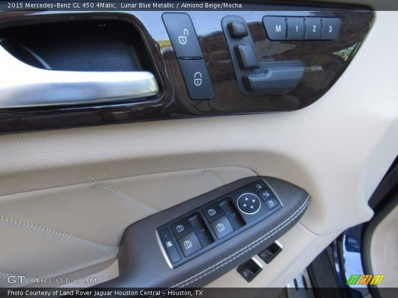 Lunar Blue Metallic / Almond Beige/Mocha 2015 Mercedes-Benz GL 450 4Matic
