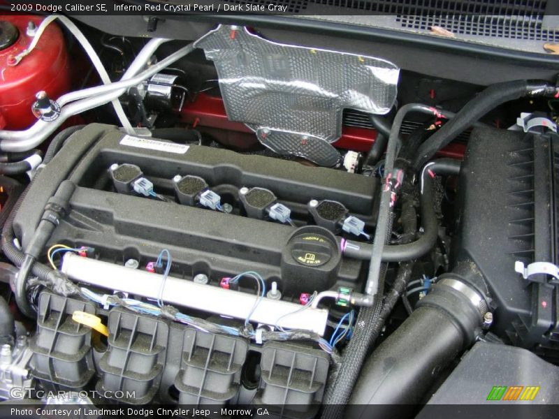 Inferno Red Crystal Pearl / Dark Slate Gray 2009 Dodge Caliber SE