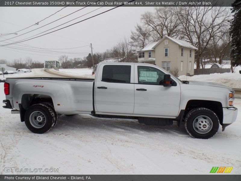  2017 Silverado 3500HD Work Truck Crew Cab Dual Rear Wheel 4x4 Silver Ice Metallic