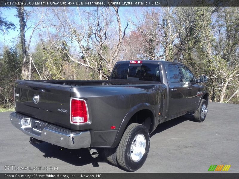 Granite Crystal Metallic / Black 2017 Ram 3500 Laramie Crew Cab 4x4 Dual Rear Wheel