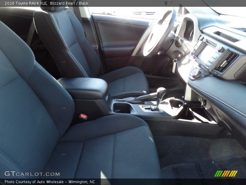 Blizzard Pearl / Black 2016 Toyota RAV4 XLE