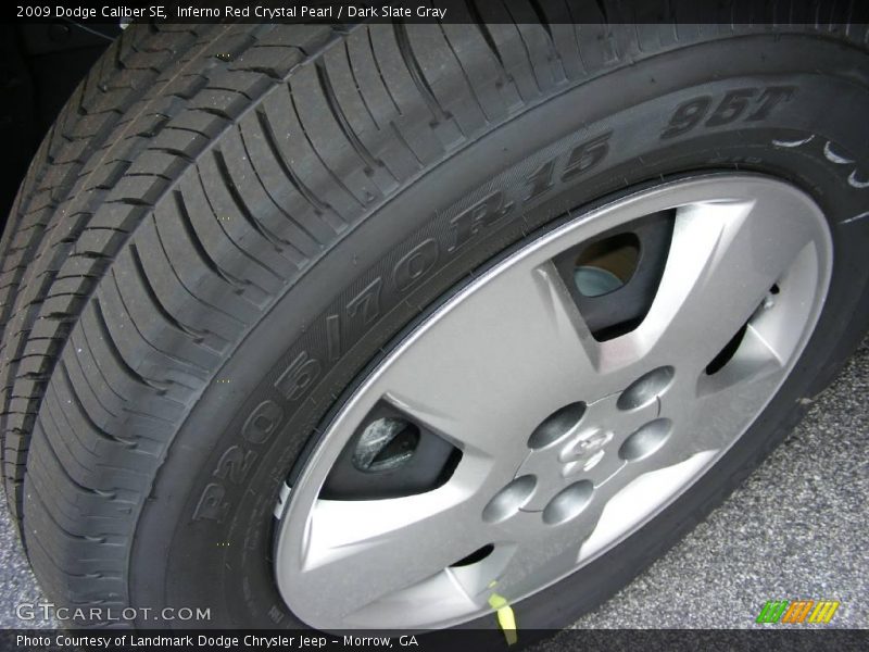 Inferno Red Crystal Pearl / Dark Slate Gray 2009 Dodge Caliber SE