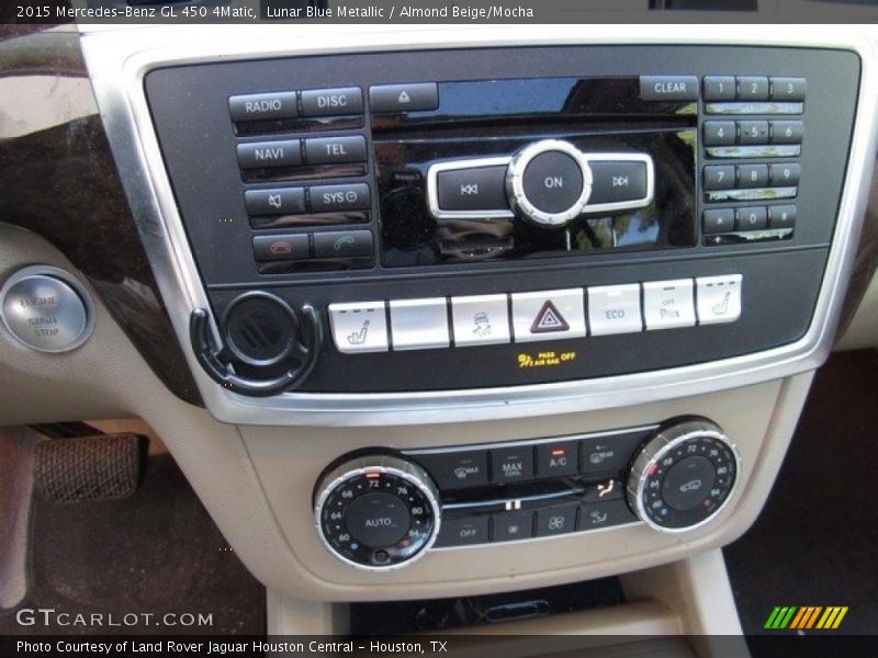 Lunar Blue Metallic / Almond Beige/Mocha 2015 Mercedes-Benz GL 450 4Matic