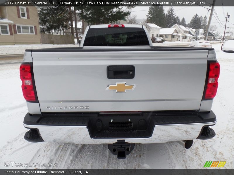 Silver Ice Metallic / Dark Ash/Jet Black 2017 Chevrolet Silverado 3500HD Work Truck Crew Cab Dual Rear Wheel 4x4