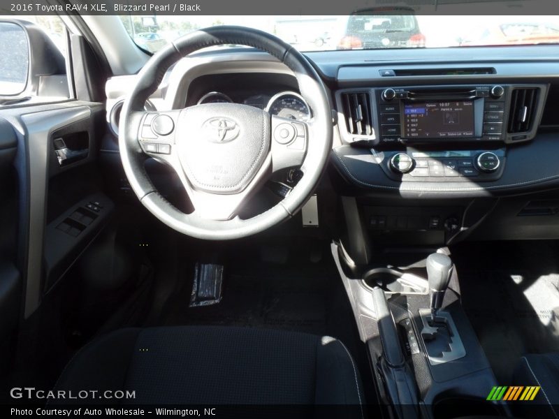 Blizzard Pearl / Black 2016 Toyota RAV4 XLE