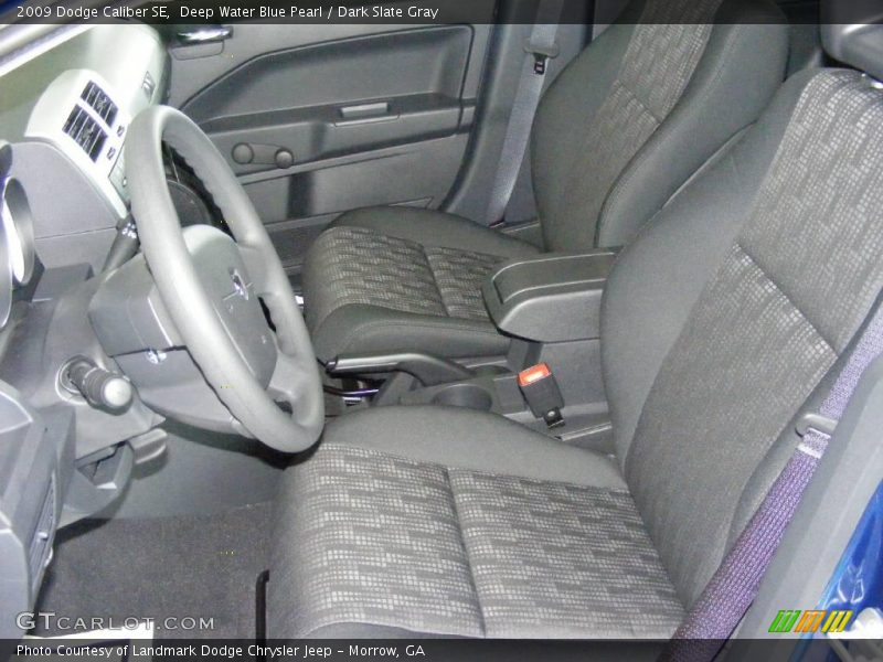 Deep Water Blue Pearl / Dark Slate Gray 2009 Dodge Caliber SE