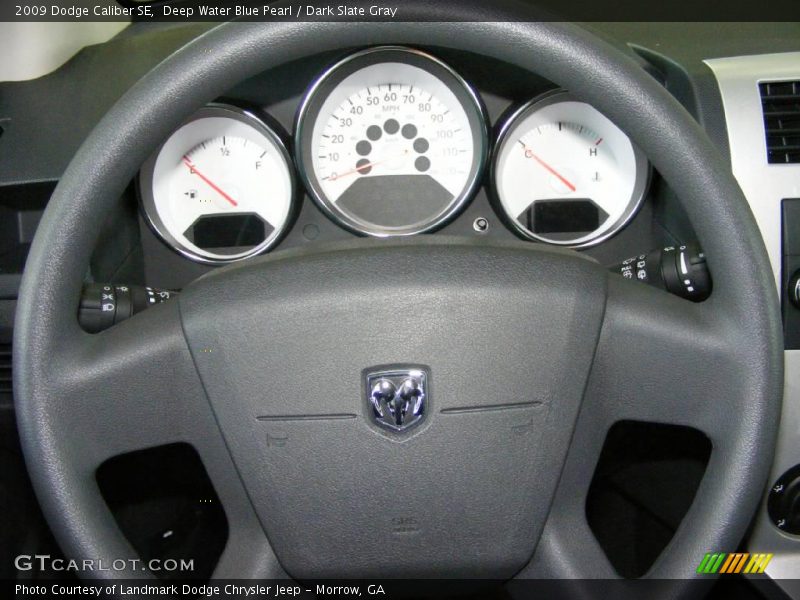 Deep Water Blue Pearl / Dark Slate Gray 2009 Dodge Caliber SE