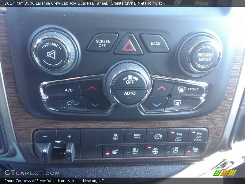 Granite Crystal Metallic / Black 2017 Ram 3500 Laramie Crew Cab 4x4 Dual Rear Wheel