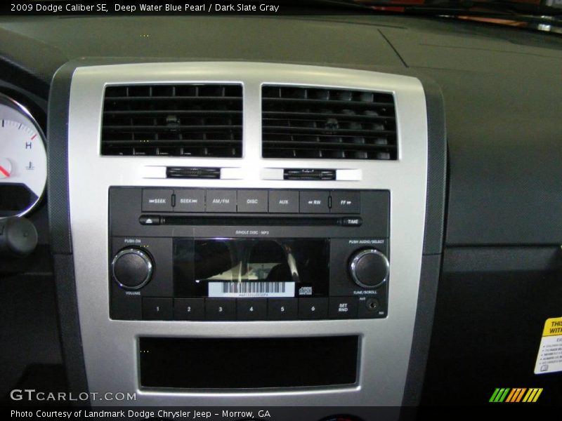 Deep Water Blue Pearl / Dark Slate Gray 2009 Dodge Caliber SE