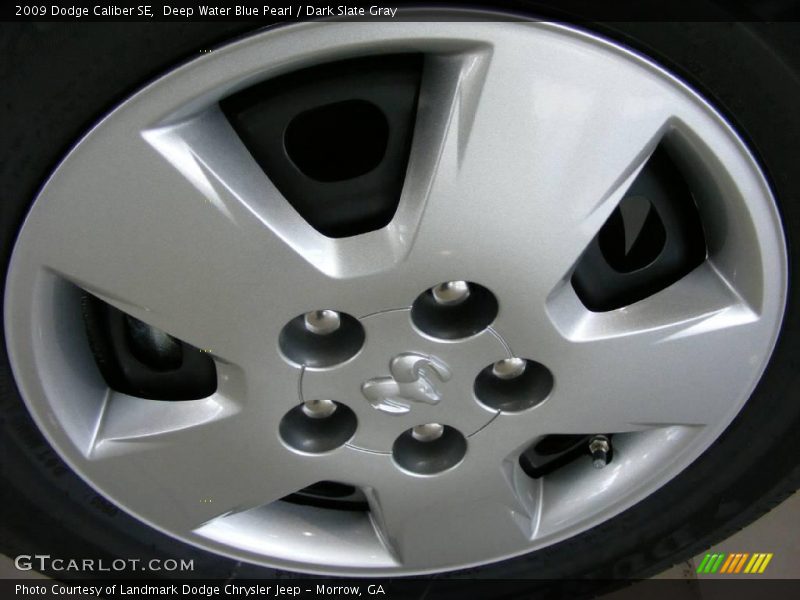 Deep Water Blue Pearl / Dark Slate Gray 2009 Dodge Caliber SE
