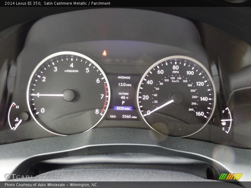 Satin Cashmere Metallic / Parchment 2014 Lexus ES 350