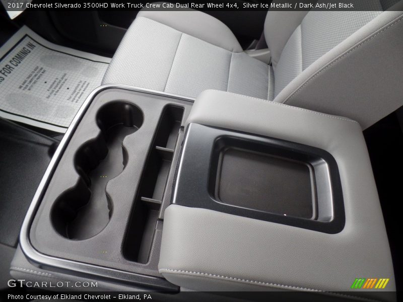 Silver Ice Metallic / Dark Ash/Jet Black 2017 Chevrolet Silverado 3500HD Work Truck Crew Cab Dual Rear Wheel 4x4