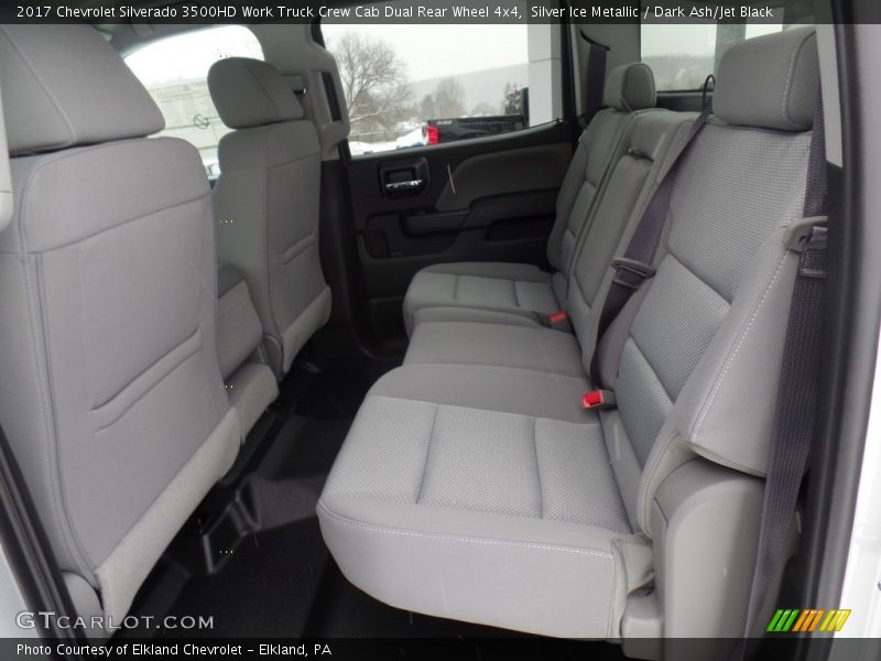 Silver Ice Metallic / Dark Ash/Jet Black 2017 Chevrolet Silverado 3500HD Work Truck Crew Cab Dual Rear Wheel 4x4