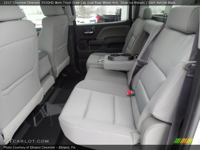 Silver Ice Metallic / Dark Ash/Jet Black 2017 Chevrolet Silverado 3500HD Work Truck Crew Cab Dual Rear Wheel 4x4