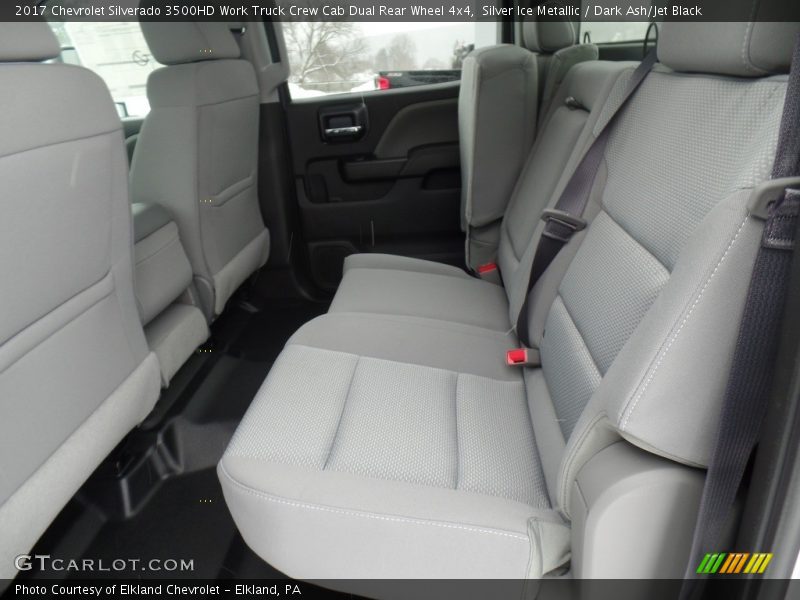 Silver Ice Metallic / Dark Ash/Jet Black 2017 Chevrolet Silverado 3500HD Work Truck Crew Cab Dual Rear Wheel 4x4