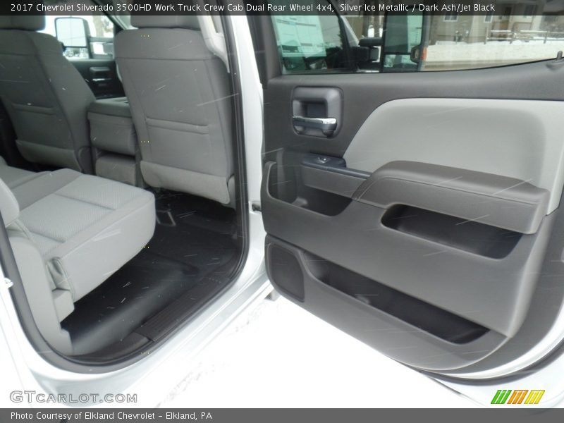 Silver Ice Metallic / Dark Ash/Jet Black 2017 Chevrolet Silverado 3500HD Work Truck Crew Cab Dual Rear Wheel 4x4