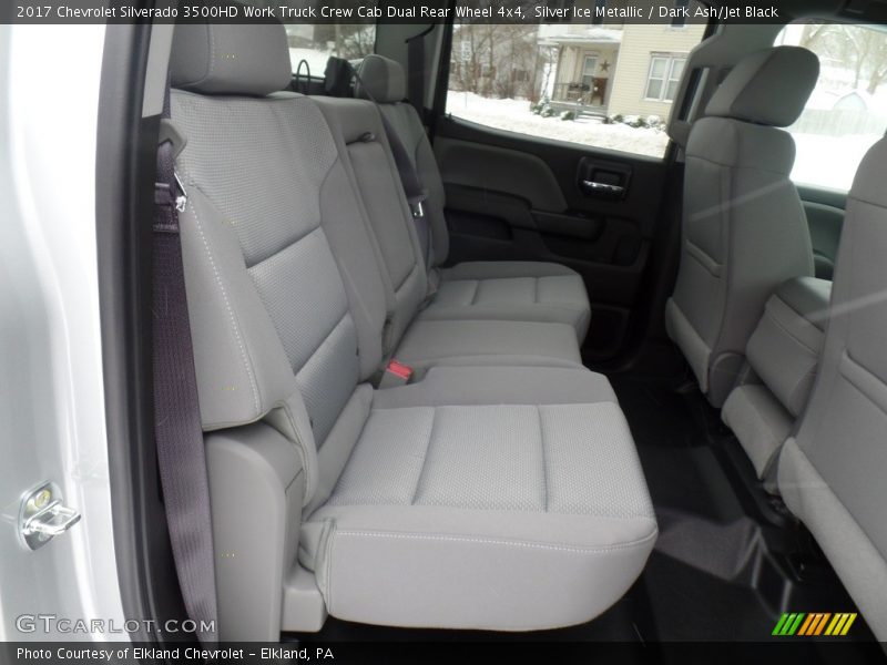 Silver Ice Metallic / Dark Ash/Jet Black 2017 Chevrolet Silverado 3500HD Work Truck Crew Cab Dual Rear Wheel 4x4