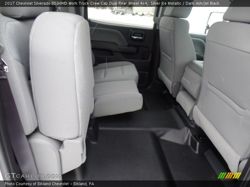 Silver Ice Metallic / Dark Ash/Jet Black 2017 Chevrolet Silverado 3500HD Work Truck Crew Cab Dual Rear Wheel 4x4
