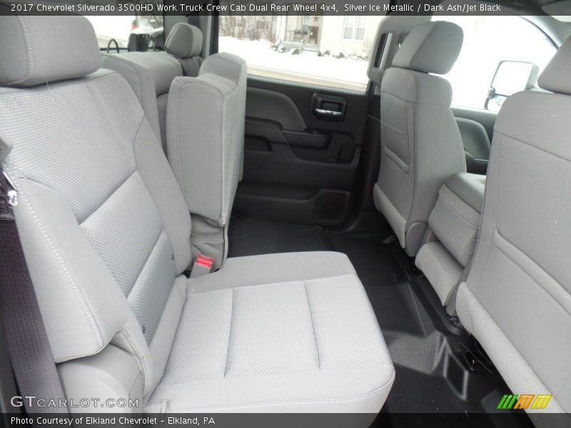 Silver Ice Metallic / Dark Ash/Jet Black 2017 Chevrolet Silverado 3500HD Work Truck Crew Cab Dual Rear Wheel 4x4
