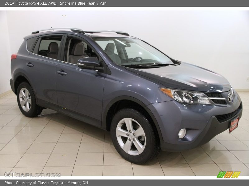 Shoreline Blue Pearl / Ash 2014 Toyota RAV4 XLE AWD