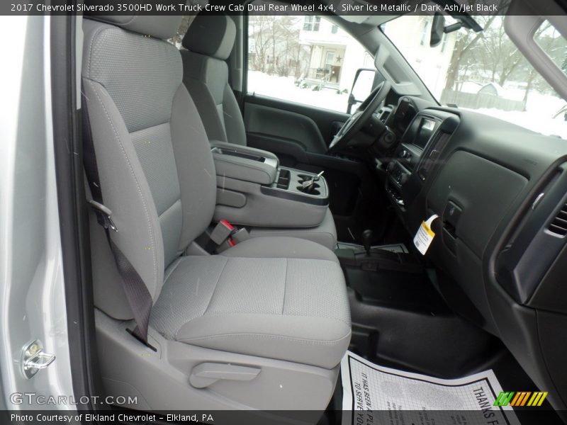 Silver Ice Metallic / Dark Ash/Jet Black 2017 Chevrolet Silverado 3500HD Work Truck Crew Cab Dual Rear Wheel 4x4
